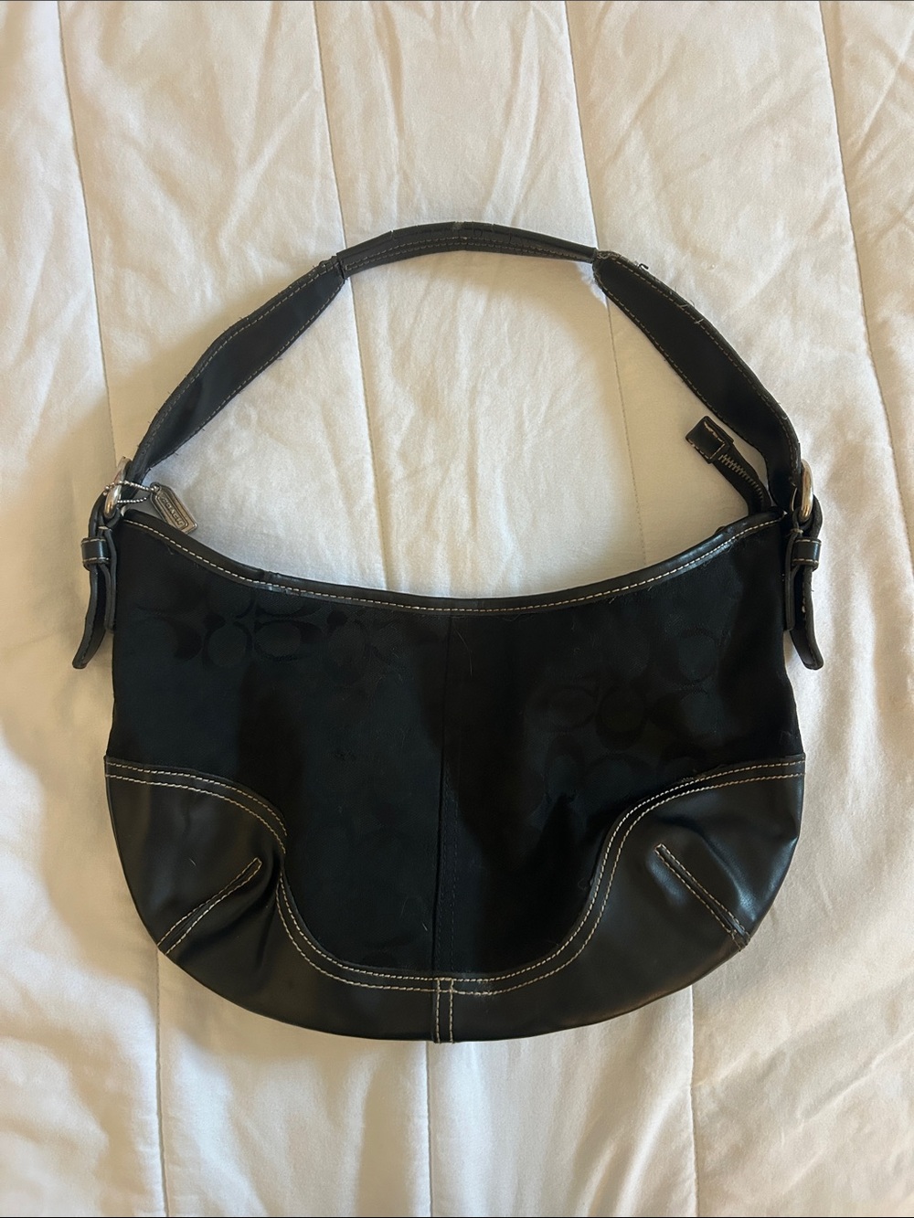 Vinage Coach soho hobo bag